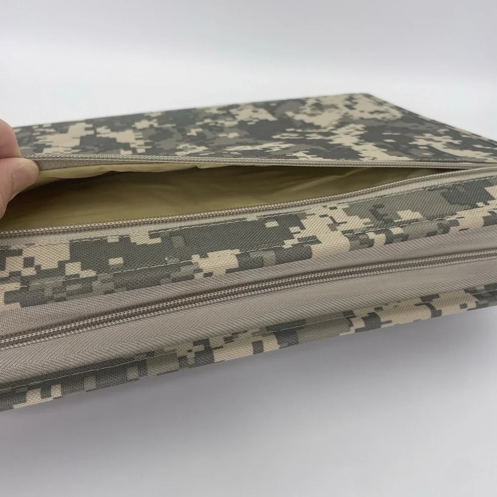 National Guard Digital Camo Notebook Portfolio Organizer Pad Field Notebook Zip